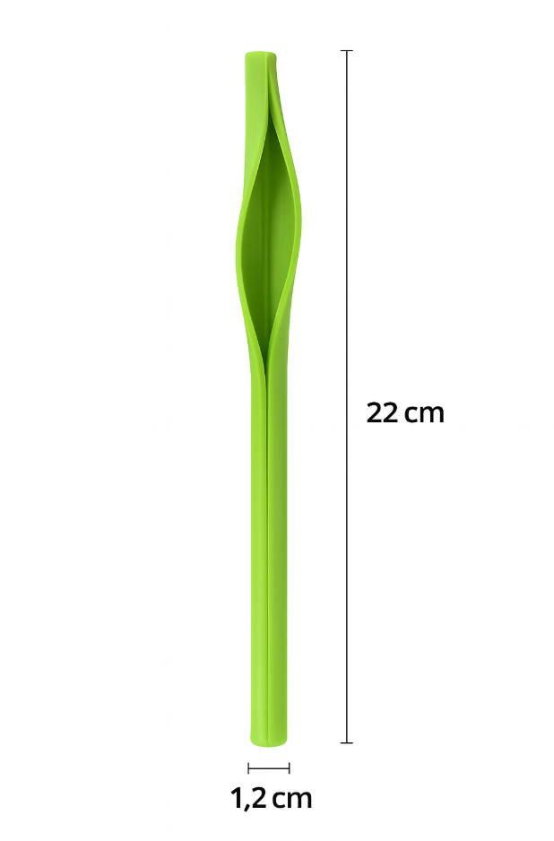 Sorbito de Silicona Reutilizable con Apertura para Limpieza