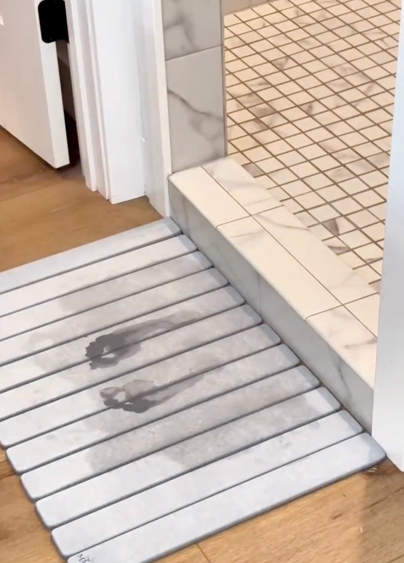 Alfombra de Piedra Baño Cocina - Secado Rapido