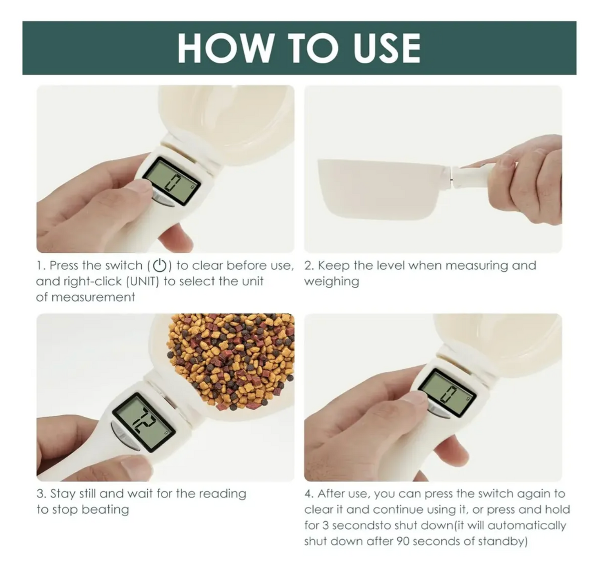 ScoopScale – Cuchara Medidora Electrónica con Pantalla