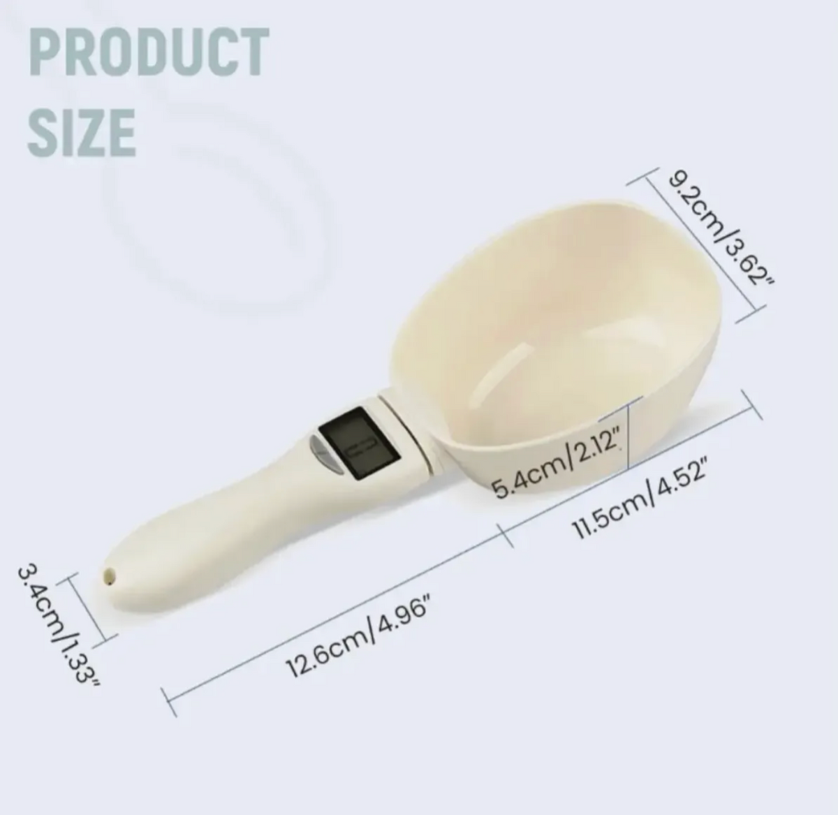 ScoopScale – Cuchara Medidora Electrónica con Pantalla