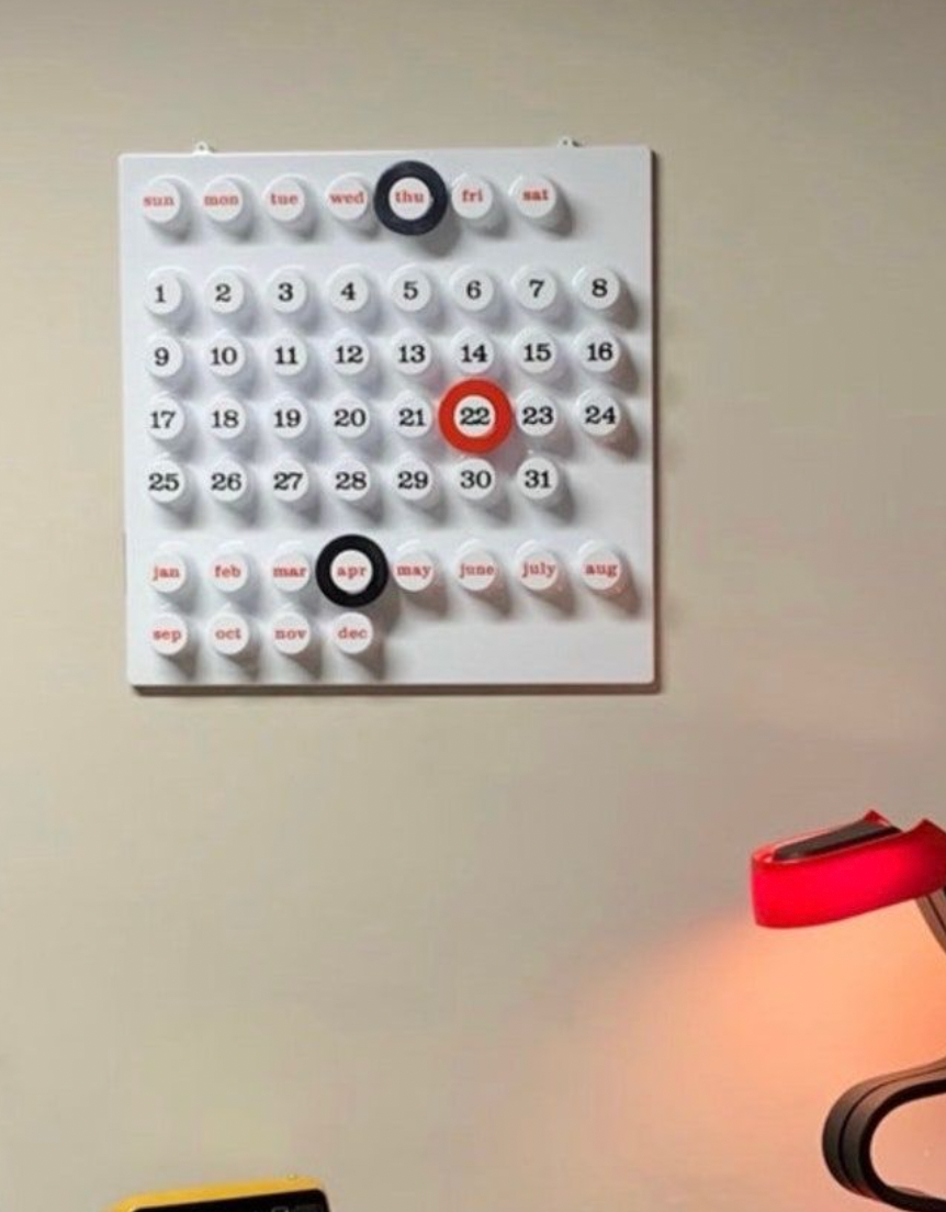 Calendario Daily Dots