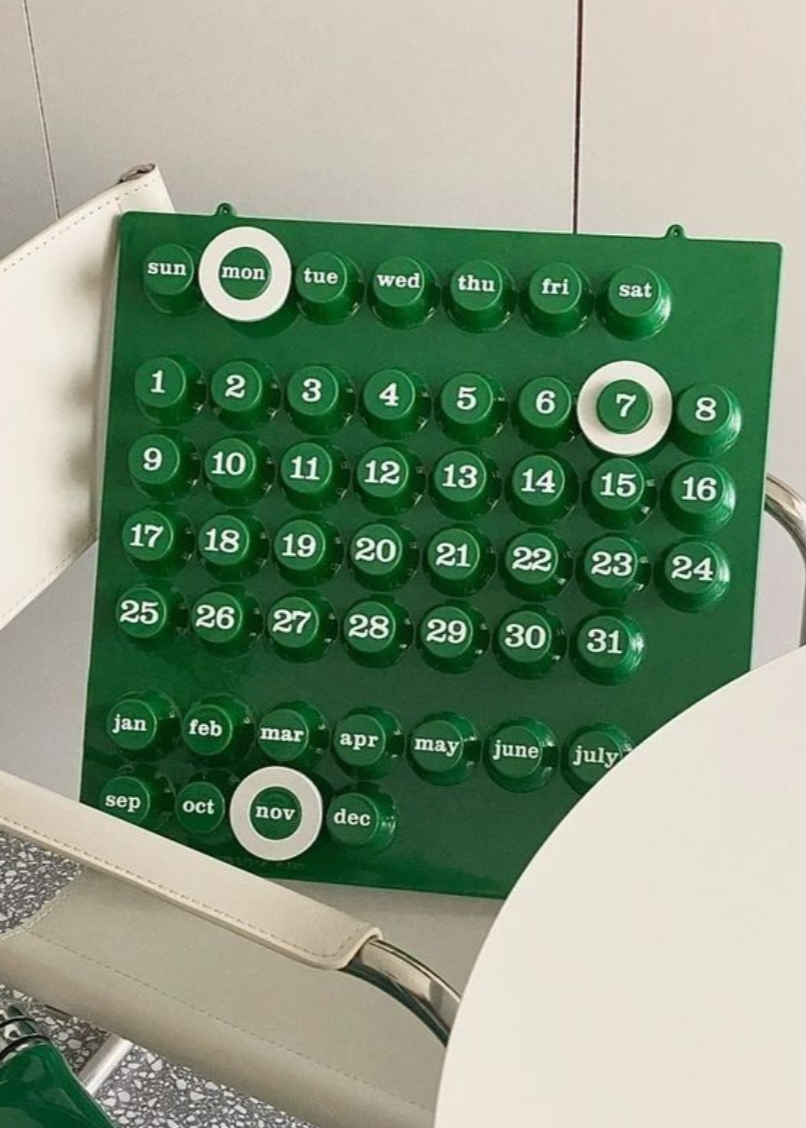 Calendario Daily Dots