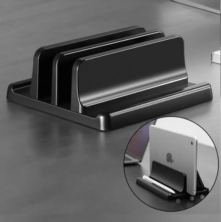 DeskMate – Soporte 3 en 1 para Laptop, Tablet y Teléfono