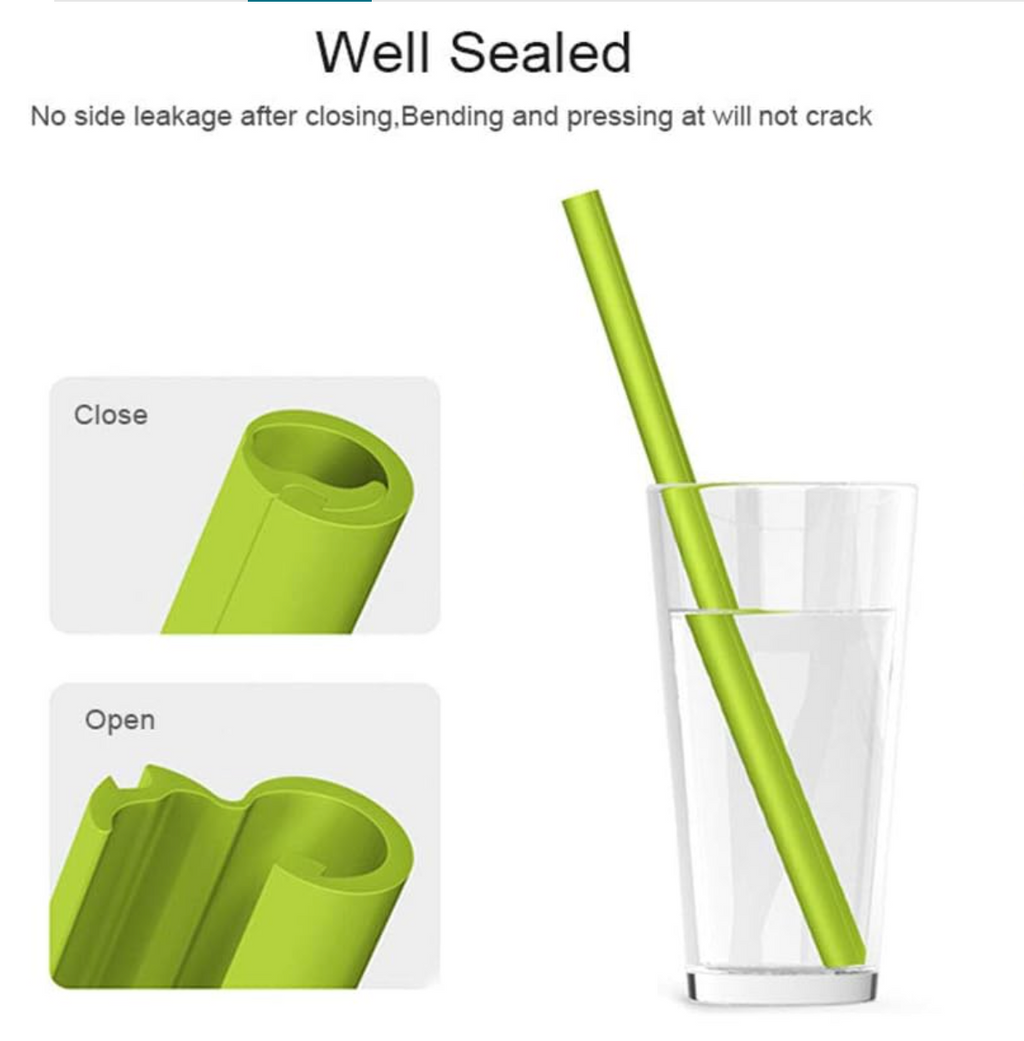 Sorbito de Silicona Reutilizable con Apertura para Limpieza