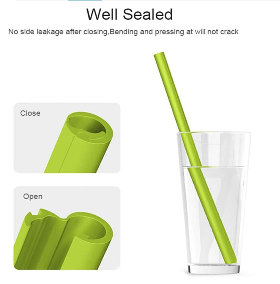 Sorbito de Silicona Reutilizable con Apertura para Limpieza