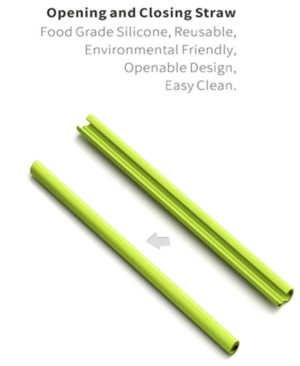 Sorbito de Silicona Reutilizable con Apertura para Limpieza