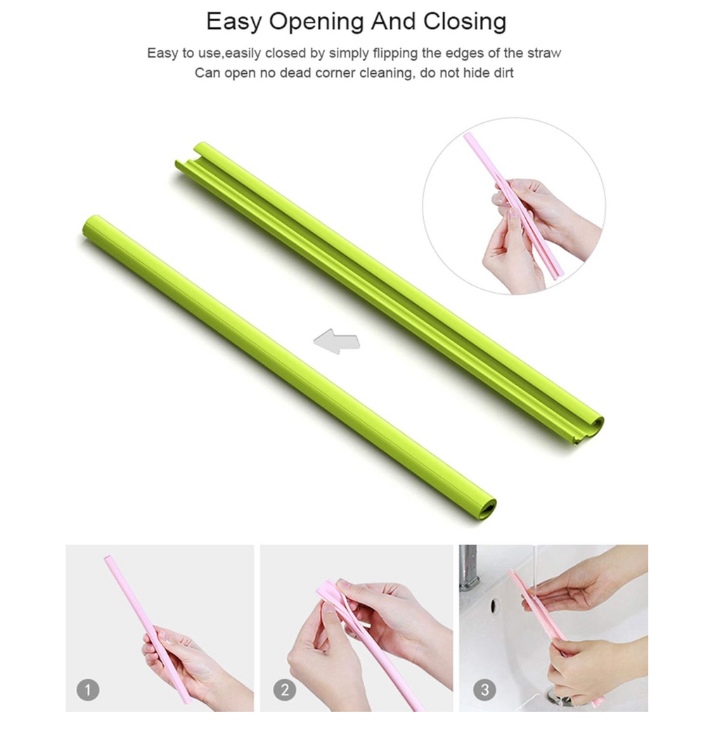 Sorbito de Silicona Reutilizable con Apertura para Limpieza