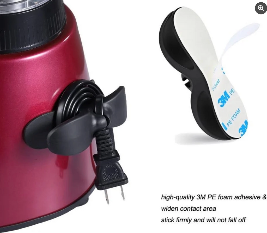 Organizador de Cables de Silicona 3M – Soporte Adhesivo Reutilizable