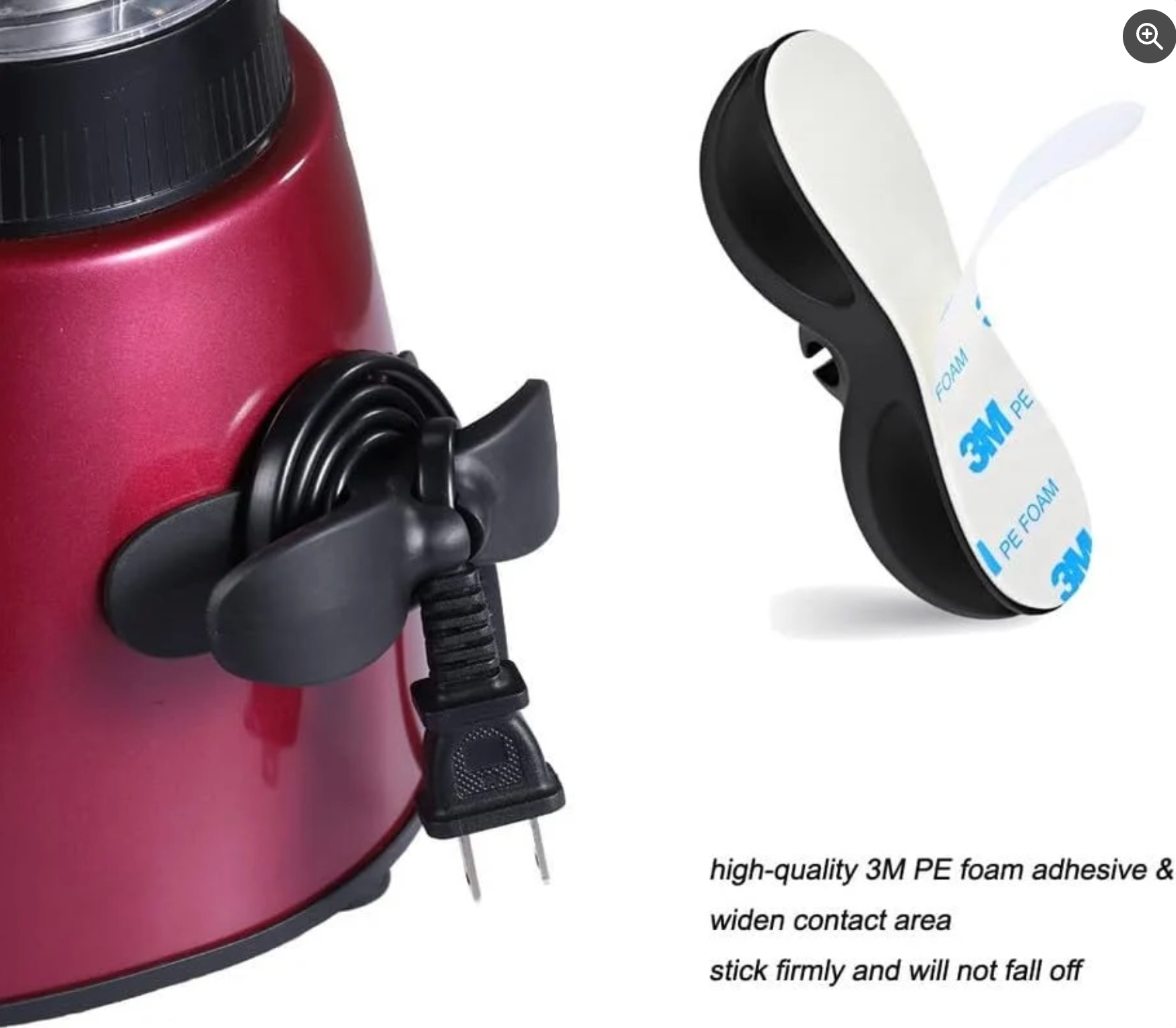 Organizador de Cables de Silicona 3M – Soporte Adhesivo Reutilizable