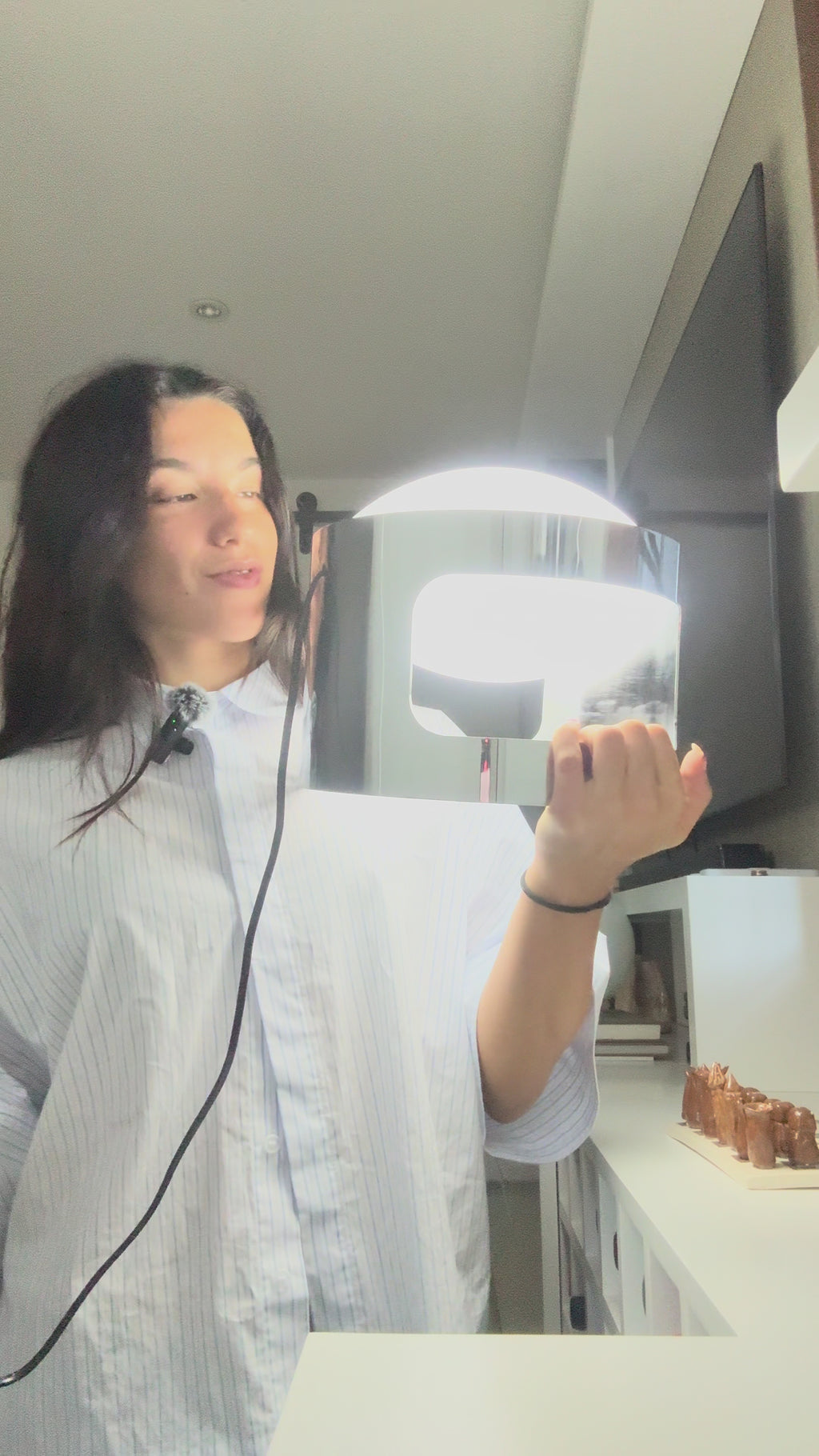 Lámpara Halo Chrome