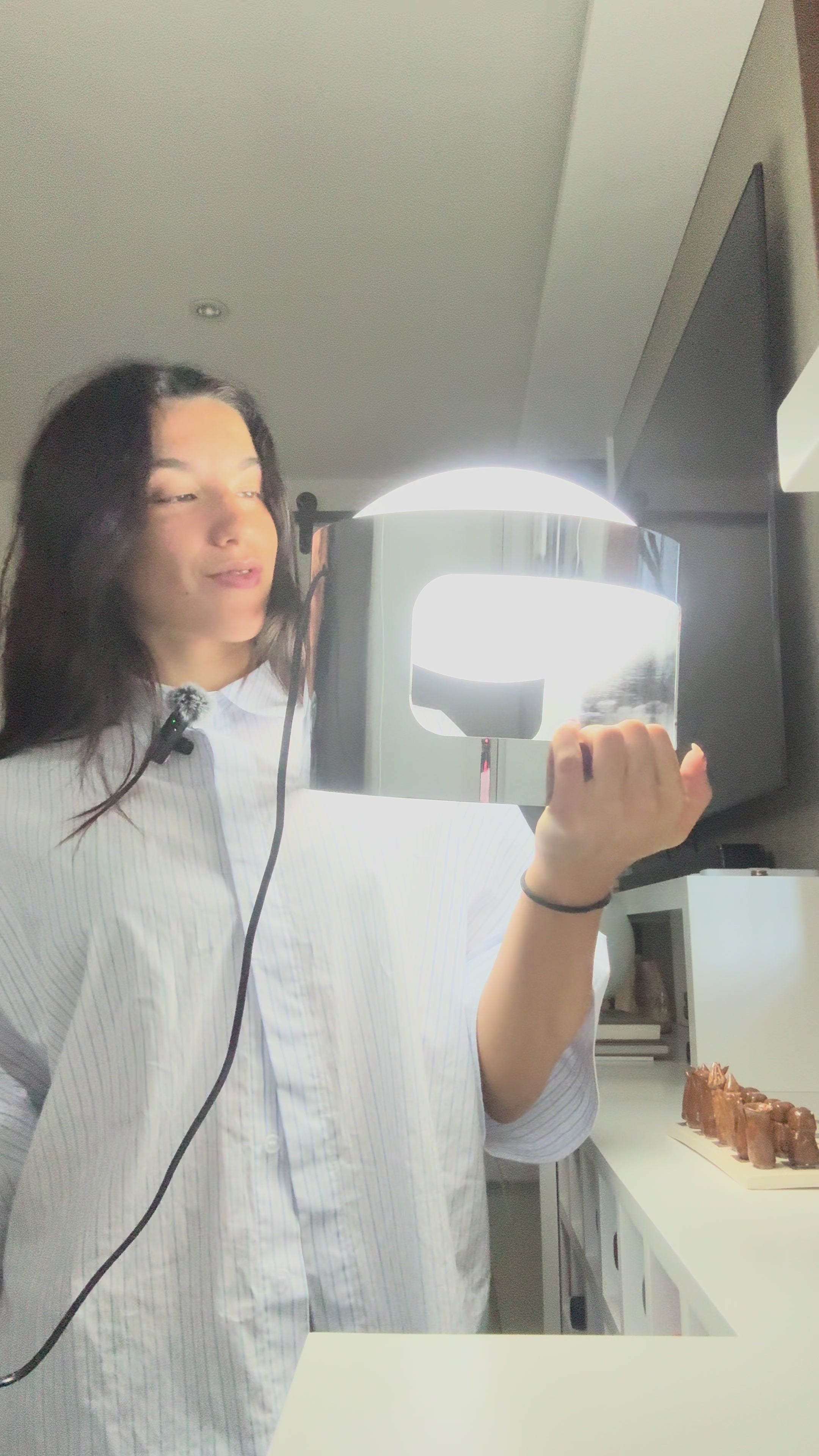 Lámpara Halo Chrome